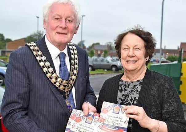 Mayor Coun Bill Aron with Coun Fiona Martin who chaired the organising committee of the celebrations EMN-160606-123647001
