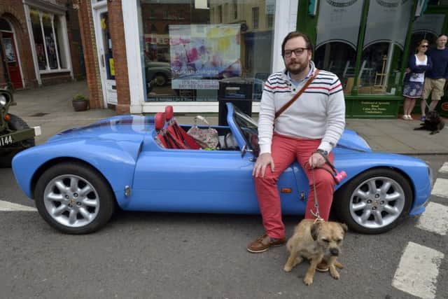 Louth Classic Car Show 2016, entrants setting off on the Wolds run from Louth Town Centre.
