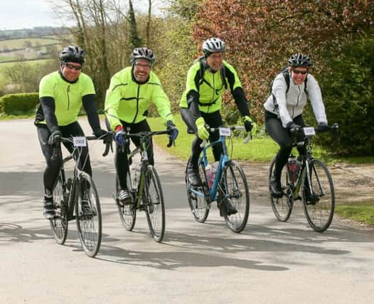 A cycling quartet from Louth are gearing up to take on a gruelling 150-mile cycle ride.