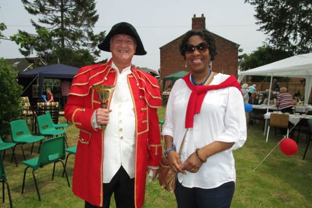 Oyez-Oyez! it was history in the making when the very first Burgh Town Crier Steve ODare opened the garden party at the Baptist Church. ANL-160613-122939001