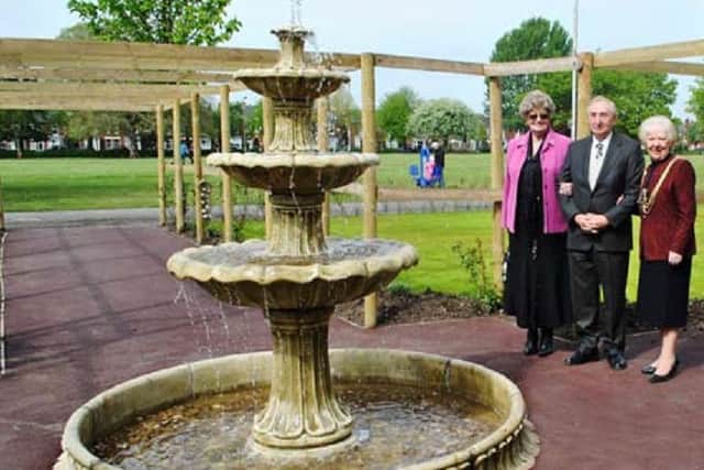 The Jubilee Fountain when it was opened in 2012.
