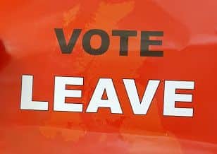A Leave campaign leaflet