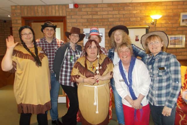 From left: (back row) Jo Eason, Steven Shaw, Amy Hurst, Pauline Moffat, Chris Jones; (front) Kath Griffiths, Zara Walker, Linda Nicholson EMN-160614-144857001