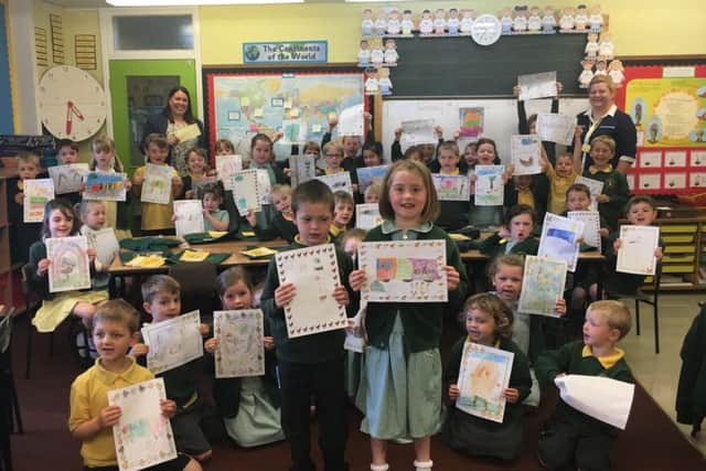 Children at Tetford have been learning about egg production EMN-160615-082727001