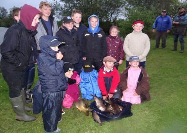 Horncastle junior anglers.