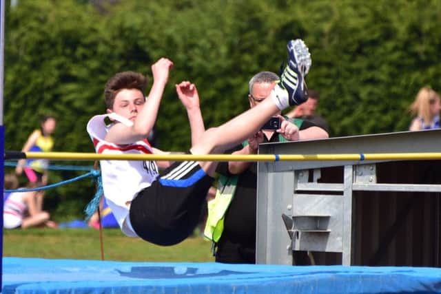 County champion high jumper Toby Alexander Picture: Graham Stephenson EMN-160613-154814002