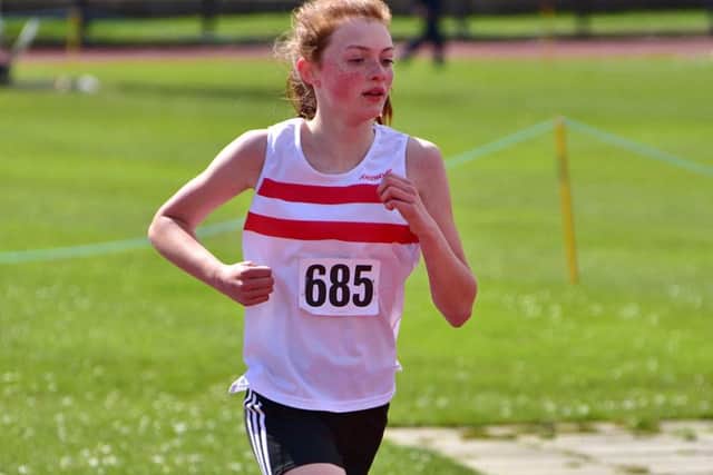 Hannah Reid is under 15 girls county champion over 3,000m Picture: Graham Stephenson EMN-160613-154845002
