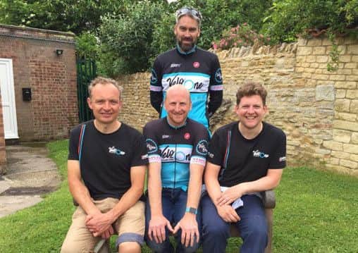 Pictured left to right are Neil Palmer, Antony Gough (top), Earl Taylor (bottom) and Dan Carr.
