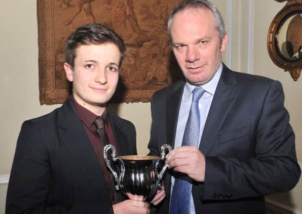 Louth's Nic Keast, pictured winning the most promising under 19 newcomer award in 2015, took three wickets against Bracebridge Heath EMN-160613-164251002