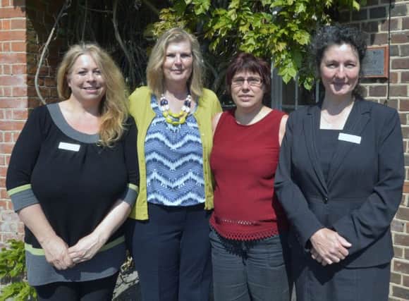 Stewton House Care Home: Linda Hammond (Manager), Jayne Wright (Activities Co-ordinator), Dawn Whitt (Area Manager) and Jill Bailey (Administrator).