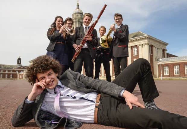 In concert at RAF College Cranwell. EMN-160620-150227001