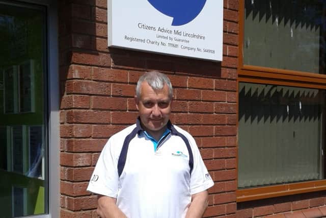 Citizen's Advice Mid Lincolnshire chief executive Stuart Hellon