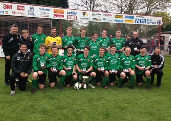 Sleaford Town's double winning under 18s are just one of the success stories.
