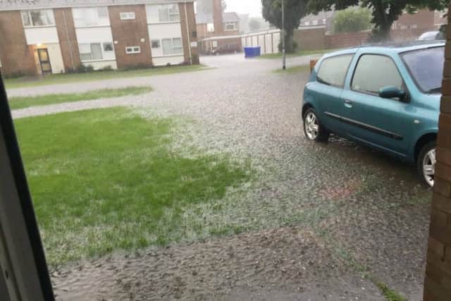 Flooding on Hardwick Estate, Kirton. Photos: Dean Andrew Simpson. EMN-160616-212610001