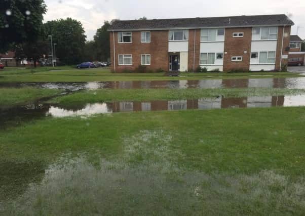 Flooding on Hardwick Estate, Kirton. Photos: Dean Andrew Simpson. EMN-160616-212632001
