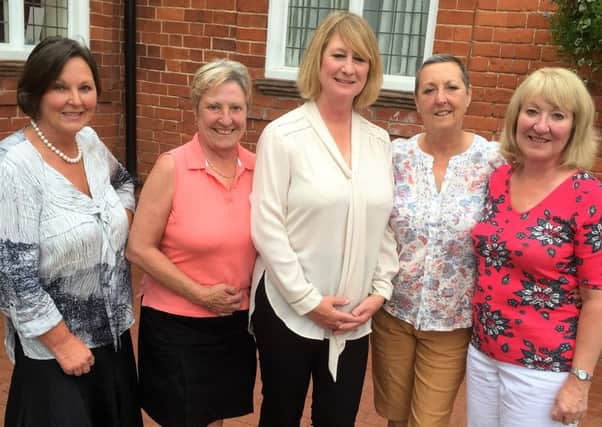 From left, Kenwick lady captain Penny Buckley with Ladies Open winners Julia Labbett, Jane Briggs, Sue Peacock and Pam Hayward EMN-160620-150033002