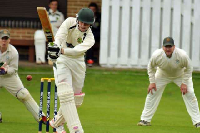 Kieran Evans in action at Deeping.