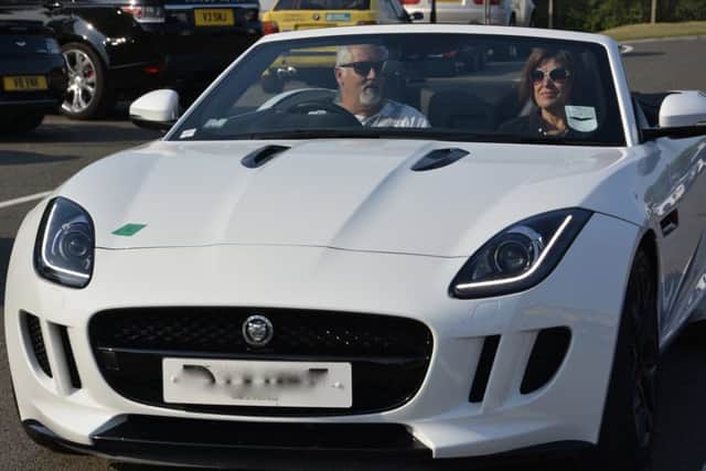 Andy and Serena Thorndike of Alford enjoying their first experience of a Track Day at Cadwell Park. ANL-160620-171426001