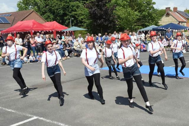 Leasingham Fete at the Village Hall. Zest Dance and Fitness display. EMN-160629-120641001