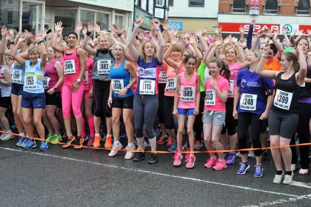 Last year's Run for Life
10th anniversary event, saw over 900 women take part.