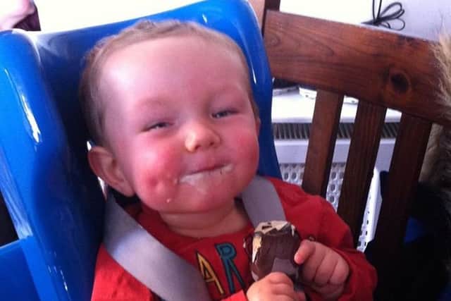 Two members of Skegness Coasters are raising money to help Harrison. ANL-160624-171222001
