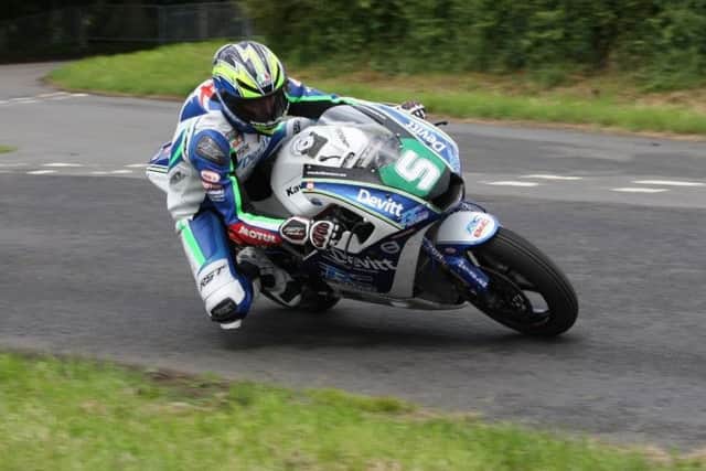 Ivan Lintin enjoys a successful weekend at Oliver's Mount. Photo: Simon Charity