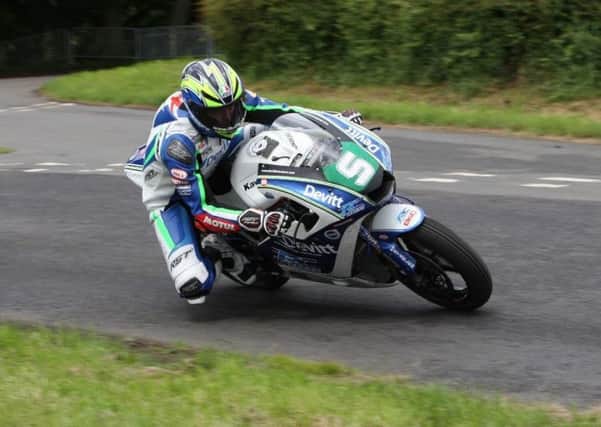 Ivan Lintin enjoys a successful weekend at Oliver's Mount. Photo: Simon Charity