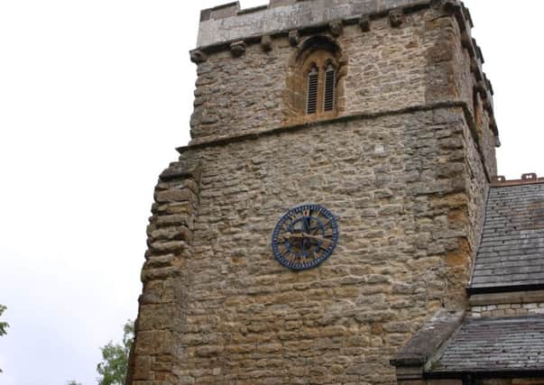 The church clock in Bigby where time is presently standing still EMN-160627-064802001