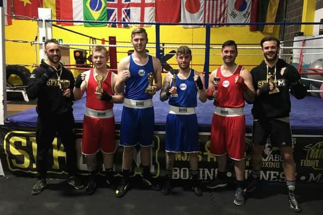 Skegness boxers Josh, Joe, Eddie, Curtis, Charlie and Jake.