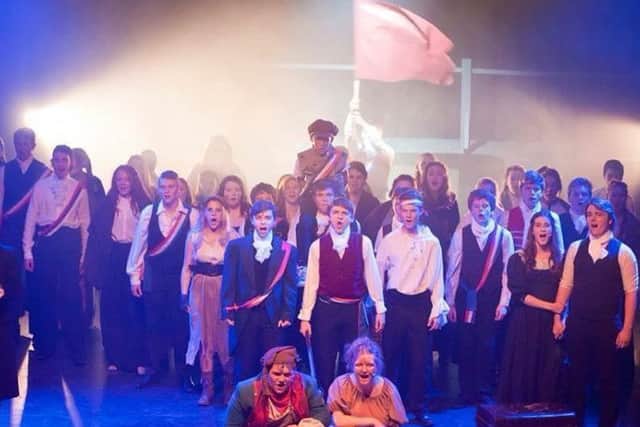 Blaze Youth Music Theatre previous producton of Les Miserables EMN-160628-115514001