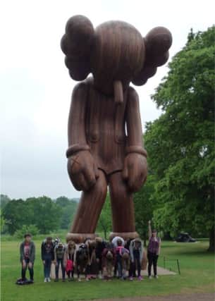 Cordeaux Academy Y9/10 students at the Yorkshire Sculpture Park.
