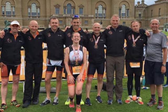 Tri Club members at Holkham Hall.