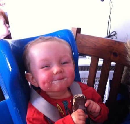 Friends have been raising money to help baby Harrison, who has Spinal Muscular Atrophy Type 1. ANL-160407-102536001