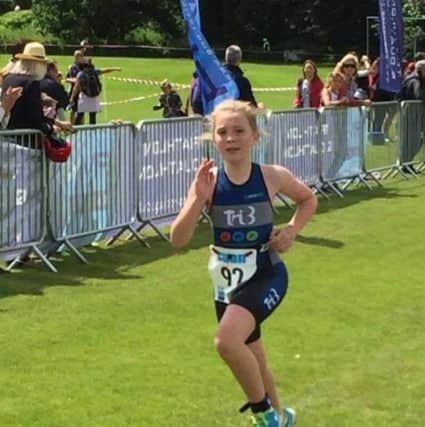 Abbie on the home stretch at her first ever event. CZqxiPQ0HZTmD2v2338m
