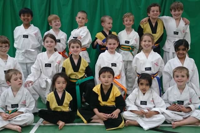Sleaford Tae Kwon-Do Club juniors.