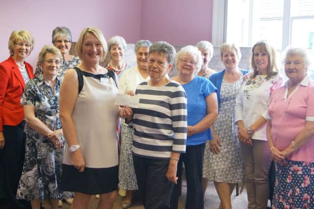 Market Rasen Rotary Ladies have raised ?2,000 for the charity Hope for Tomorrow, which funds mobile chemotherapy units. EMN-160807-064208001