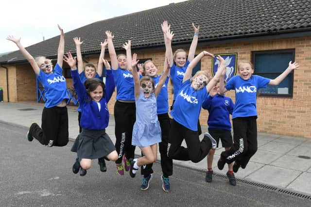 Ruskington Schools' Celebration Day. Winchelsea School pupils. EMN-161107-105917001