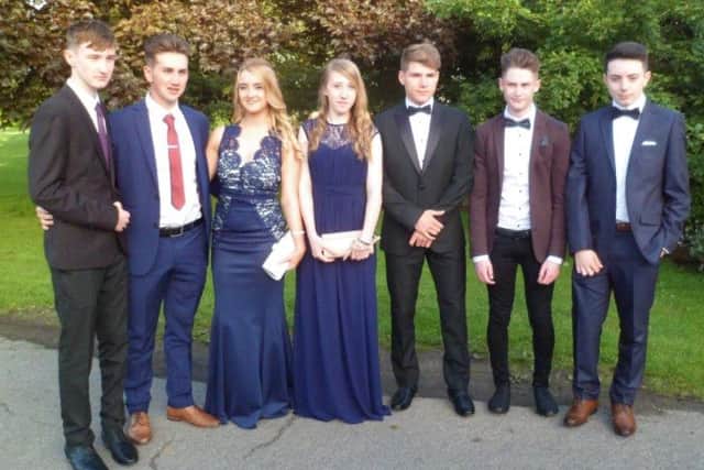 The 'Class of 2016' at Cordeaux Academy enjoy their prom.