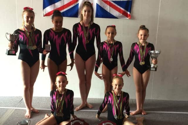 Gynastics youngsters were involved in the county championships.