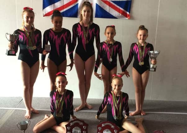 Gynastics youngsters were involved in the county championships.