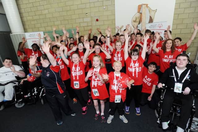 St George's students were among those at the Play Unified summit. EMN-160807-153131001