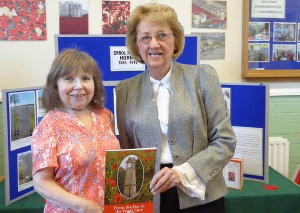 Author Margaret Dickinson helped launch the book From the
Fen to the Front Line EMN-160715-142136001