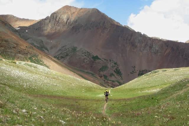Typical view for Dan Golob during the Tour Divide