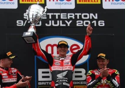 Jason O'Halloran celebrates his win.