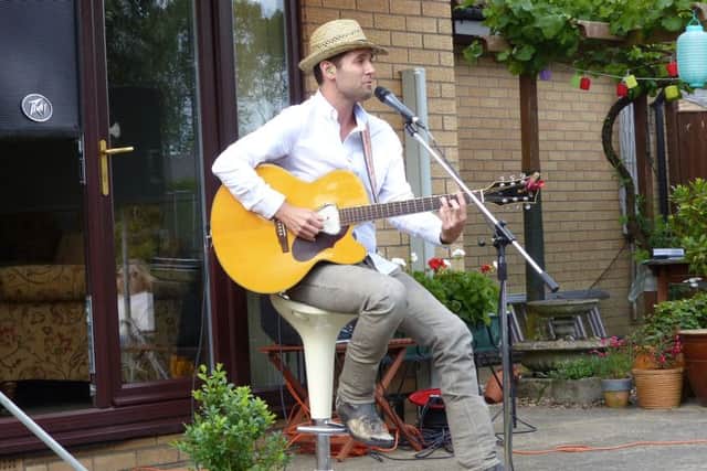Canadian country singer Ryan Cook performs his garden concert at Silk Willoughby. EMN-161107-190039001