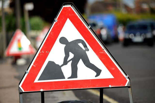 Roadworks on the A631