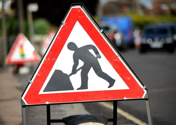 Roadworks on the A631