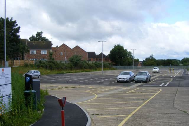 Barely used - Grantham Road car park last Thursday morning. EMN-160719-105150001