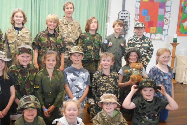 'Camo' day at The Ruskington Chestnut CofE Primary School. EMN-160714-110215001