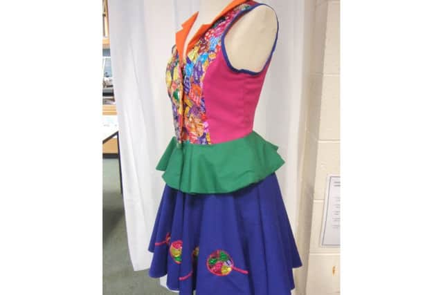 The finished costume design by Matilda Wyatt.